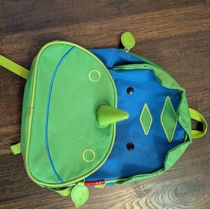 Skip Hop Green and Blue Dinosaur Bag